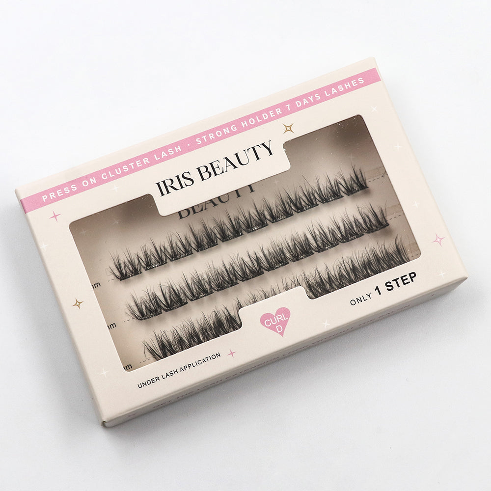 Individual Press On Eyelashes - Natural