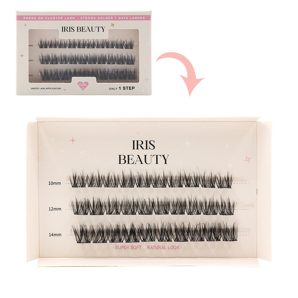 Individual Press On Eyelashes - Natural
